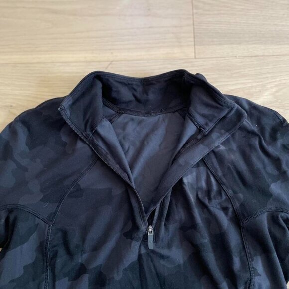 Lululemon Black Cropped Long-sleeves Running Top - Picture 5 of 8